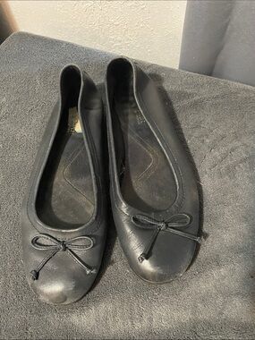 AEROSOLES Black Bow Ballet Flats